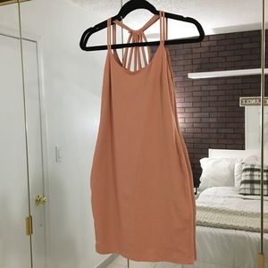 Forever 21 Sandstone Orange Mini Sun Dress